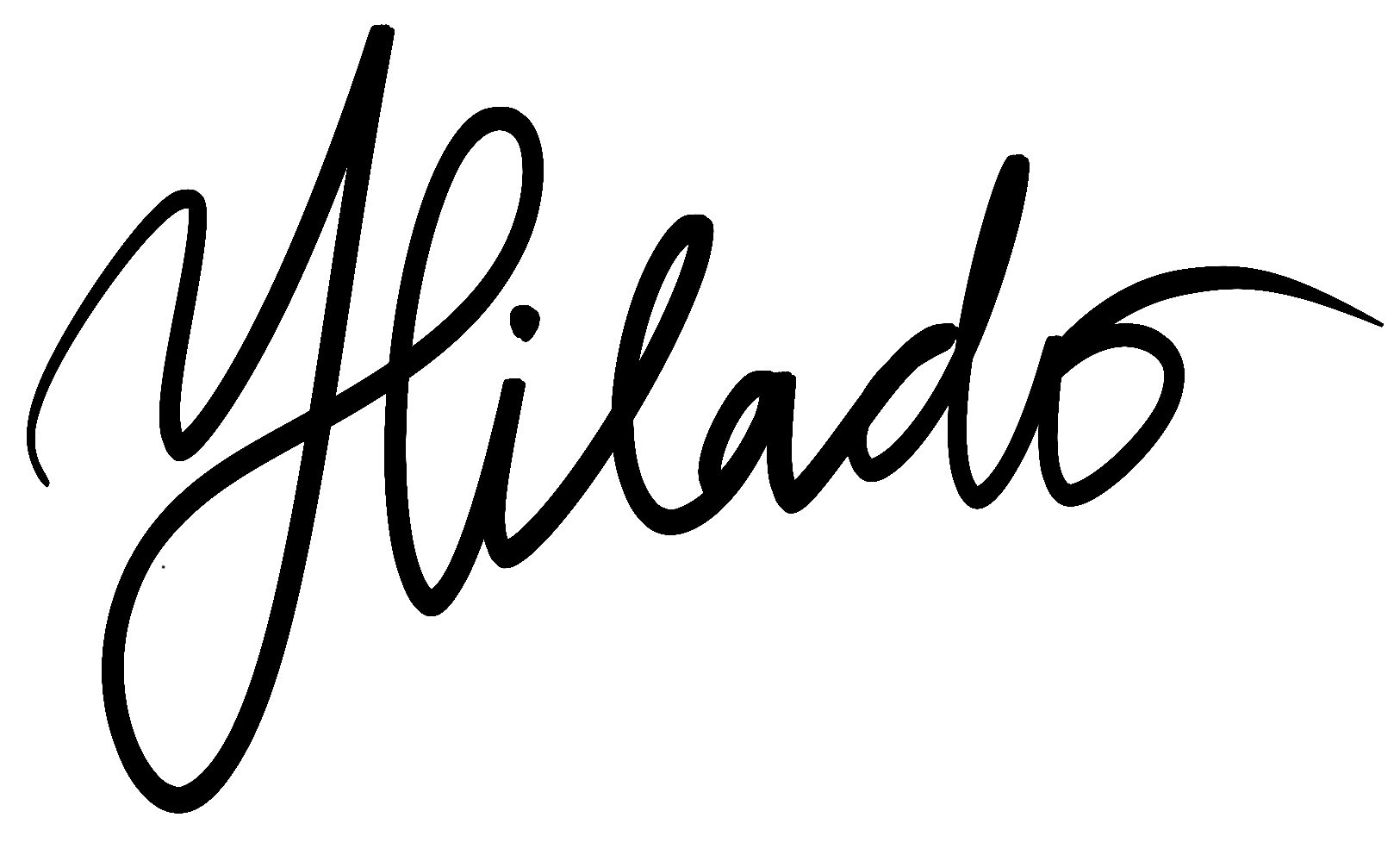 Ysabel Hilado signature